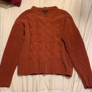 Cozy and warm burnt orange sweater